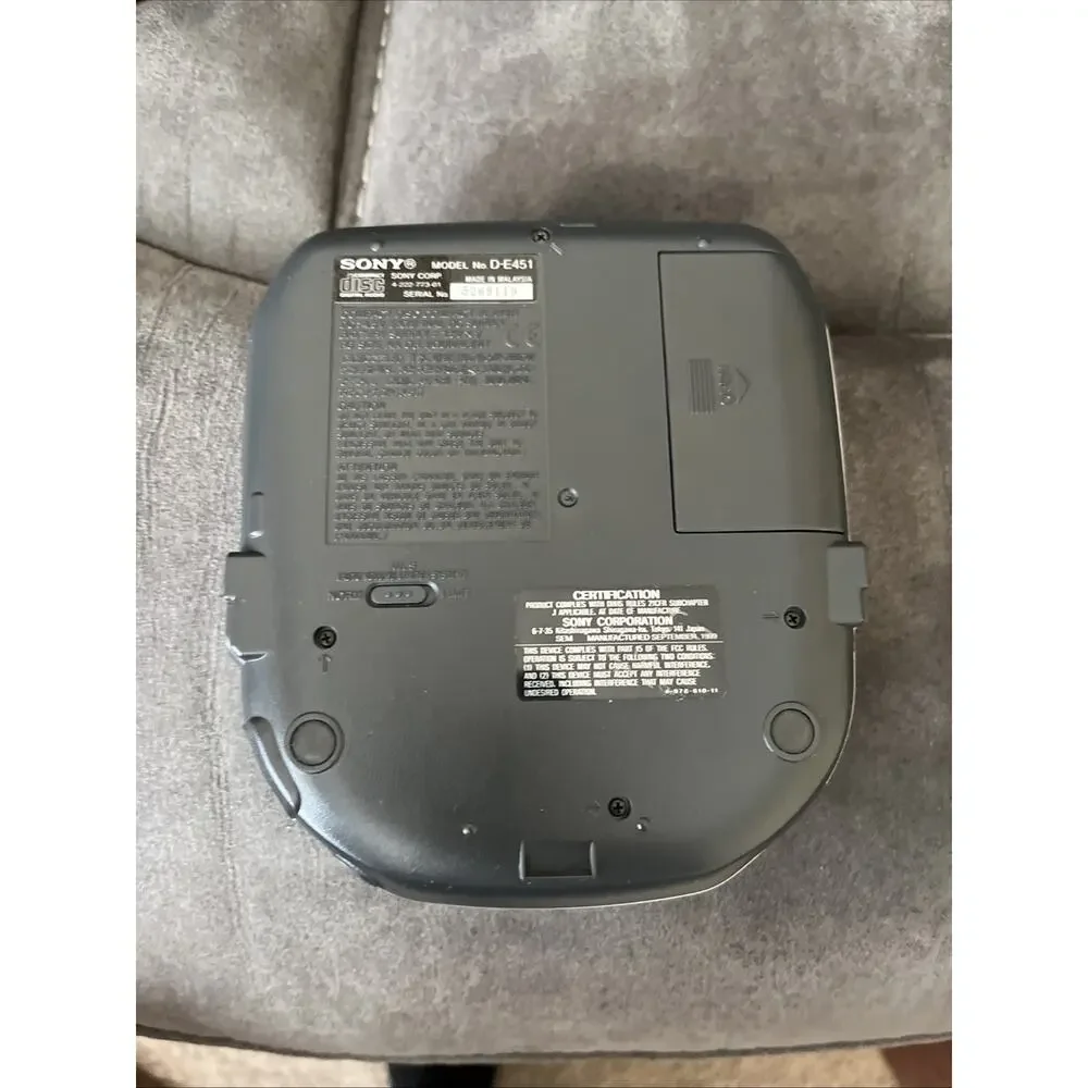 SONY Discman ESP2 Portable CD Player D-E451 - Tested